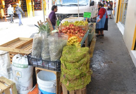 Productos tradicionales de la temporada navideña se ofertan en calles y comercios de la zona de mercados del centro de Xalapa. Y como siempre, la pirotecnia se comercializa libremente pese a la prohibición y el exhorto a no hacer uso de la misma. 