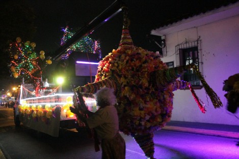 Con gran cantidad de participantes y espectadores se realizó este sábado por calles del centro de Xalapa el Desfile Iluminado. 