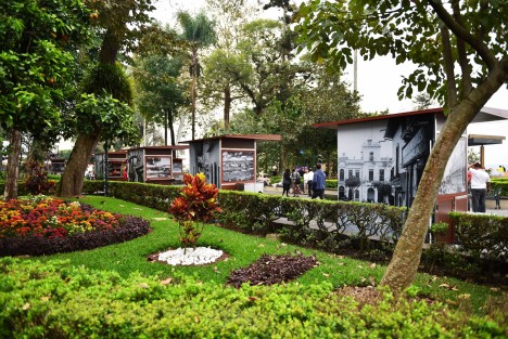 Con la finalidad de tener espacios dignos el Ayuntamiento de Xalapa  intervino el mobiliario urbano instalado en el parque Benito Juárez, con imágenes representativas de nuestra capital.