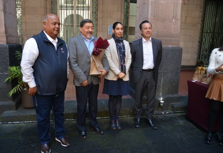 Se rifaron algunos premios para los asistentes.  