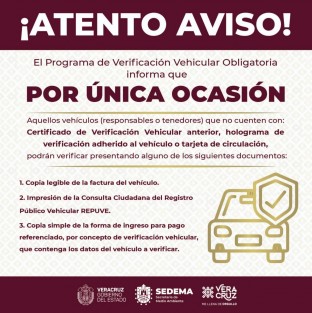 A días para que concluya el plazo para el cambio de placas, SEDEMA da facilidades a quienes no han cumplido con la verificación vehicular, misma que es requisito para cambio de placas. Además de tolerarles la falta de algunos requisitos, los verificentros amplían su horario de atención. 