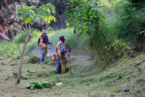Como cada sábado y para seguir con las actividades de recuperación de espacios de convivencia familiar, se desarrolló una jornada comunitaria en el área verde de las calles Lagos de Iguazú y Montes Himalaya, en la colonia Casa Blanca. 

