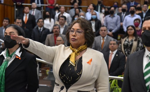 La auditora general del Órgano de Fiscalización Superior, Delia González Cobos, compareció ante el Congreso del Estado. Aseguró que su principal reto ha sido demostrar que el ORFIS actúa con integridad, imparcialidad y transparencia.