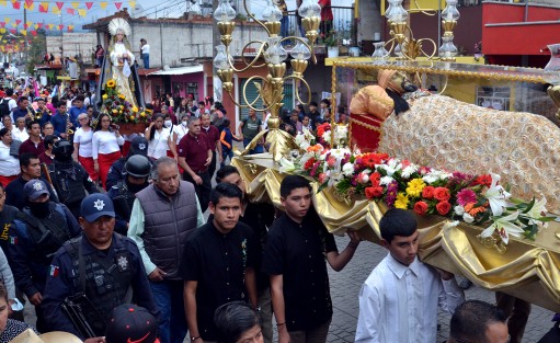 Ayer se realizó en Teocelo, Ver., la tradicional bajada del arco floral en honor al Santo Entierro de Cristo. En esta ocasión participaron danzas de varios municipio del estado de Veracruz. 