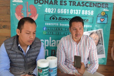 Francisco Cruz, hermano de Liliana Cruz, llama a todos a que se sumen a la colecta para reunir 700 mil pesos, costo de la cirugía de trasplante de riñón que la joven necesita. 