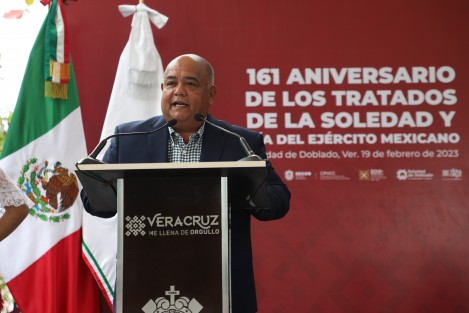 El secretario de Gobierno, Eric Cisneros Burgos rememoró el hecho histórico suscitado un día como hoy, pero en 1862, en el que el secretario de Relaciones Exteriores, Manuel Doblado Partida, firmó el acuerdo con representantes de la Alianza Tripartita, logrando la retirada de Inglaterra y España; los países se comprometieron a respetar la integridad, independencia y soberanía nacional, sin embargo, Francia hizo caso omiso y dio inicio la Segunda Intervención Francesa en México. 