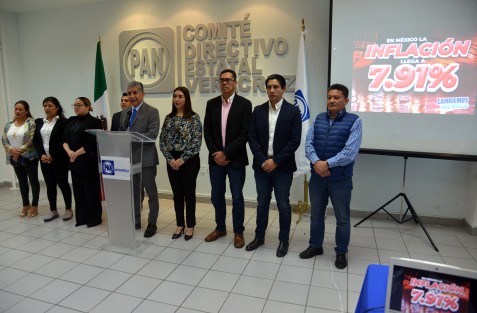 La dirigencia estatal del  PAN exigió al gobierno de Morena acciones contundentes para frenar la inflación que ha alcanzado porcentajes no vistos desde las crisis económicas del siglo pasado, lo cual daña los bolsillos de la gente trabajadora.