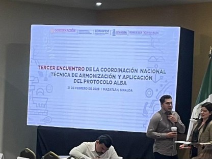 La Fiscalía General del Estado encabezada por Verónica Hernández Giadáns a través de la Fiscalía Especializada para la Atención por Personas Desaparecidas participó en el Tercer Encuentro, para la Armonización y Aplicación de Protocolo Alba, con la asistencia de la fiscal Especializada para la Atención de Denuncias por Personas Desaparecidas, Silveria Morales Solano. 