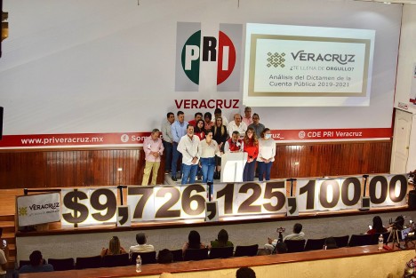 La dirigencia del PRI en Veracruz, encabezada por Marlon Ramírez, demandó al Gobierno del Estado aclarar el destino de 9 mil 726 millones de pesos del presupuesto de la entidad.