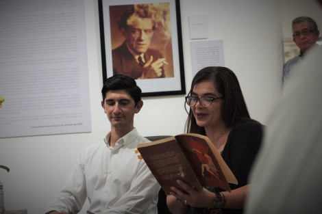 También la directora del IVEC, Silvia Alejandre Prado, participó con la lectura de algunas semblanzas de García Cabral. 