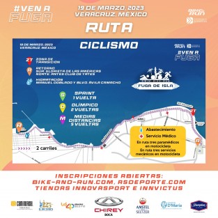 Todo se encuentra listo para la edición #11 del Triatlón Fuga de Isla de Sacrificios, las inscripciones están por agotarse para el magno evento deportivo que se realizará este domingo 19 de marzo a partir de las 06:20 horas, informó el director general, Francisco Reséndiz Guevara. 