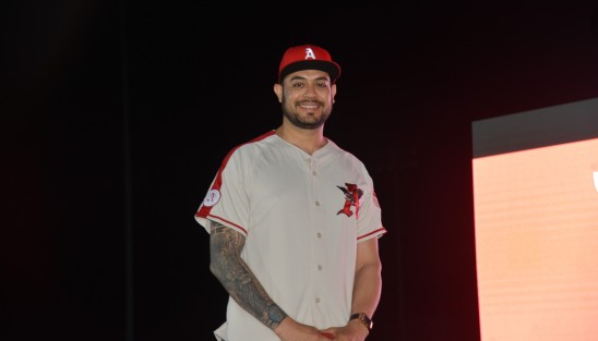 Con la prencia del gobernador Cuitláhuac García Jiménez fue presentada la nueva piel del Águila de Veracruz, en el estadio Beto Ávila en Boca del Río, Ver..