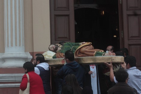 En esta ocasión la imagen de San José que recorrió las calles fue la que representa a San José durmiendo, ya que según la tradición católica, fue en sus sueños como Dios le indicaba lo que debía hacer para proteger a María, su esposa, y al niño Jesús.  