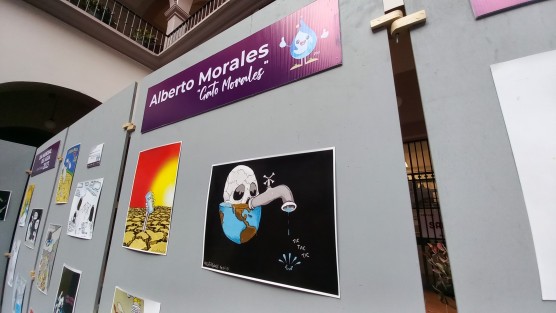 En el Palacio Municipal de Xalapa fue inaugurada una variada exposición de arte gráfico para crear conciencia sobre la importancia del cuidado del agua. Participan artistas urbanos, los niños ganadores de los concursos de dibujo infantil convocados por CMAS y los caricaturistas Alberto Morales y Adrián García. 