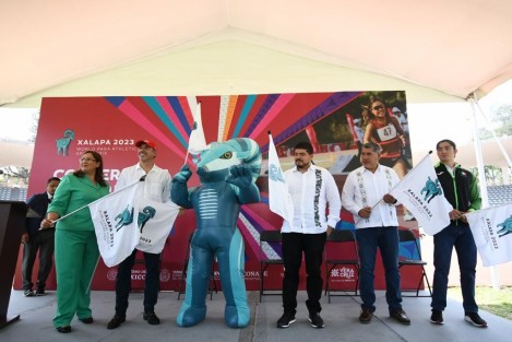 El secretario de Educación, Zenyazen Escobar, encabezó el banderazo  del World Para Athletics Grand Prix Nivel 1.