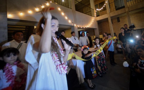 En Jáltipan, Ver.,  Natalia Lafourcade inauguró el nuevo edificio del Centro de Documentación del Son Jarocho, mismo que fuera dañado en el sismo de 2017.
