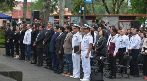 El gobernador Cuitláhuac García, en compañía de funcionarios de gobierno, diputados locales y autoridades de Justicia, realizaron la ceremonia por el 104 aniversario luctuoso de Emiliano Zapata, en el parque Juárez de la ciudad de Xalapa. 
