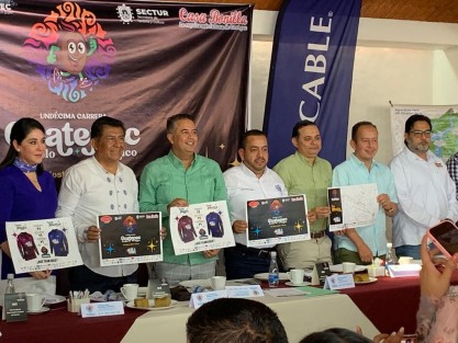 Organizadores y autoridades de turismo presentaron la 11a Edición de la Carrera Coatepec Pueblo Mágico, la cual se llevará a cabo el próximo 6 de Agosto, a las 07:00 horas.