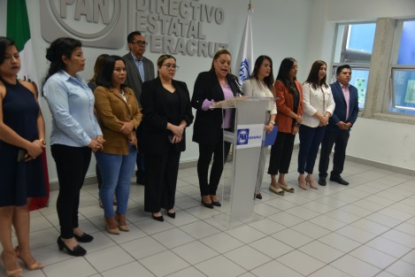 El dirigente interino del PAN, Arián Gabriel Hernánde,z y la diputada Verónica Pulido condenaron el asesinato de la enfermera Yarazeth Zepeta y exigen seguridad en la Capital.