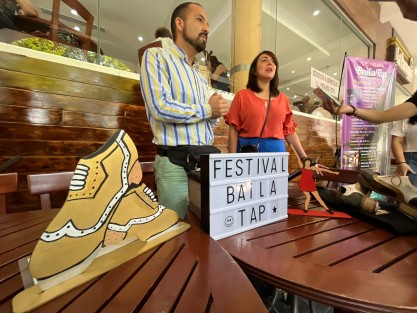 Francisco García invitó al Festival Baila Tap, del 22 al 25 de este mes en el Centro Recreativo Xalapeño.