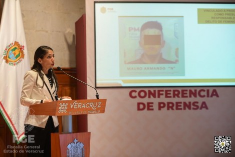 La Fiscal General del Estado, Verónica Hernández, en conferencia ante los medios presentó el Informe ejecutivo de la investigación sobre  el feminicidio de Yaraseth Zepeta García.