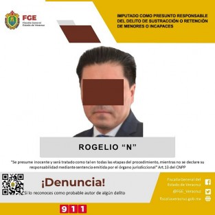  La Fiscalía Especializada en Investigación de Delitos de Violencia Contra la Familia, Mujeres, Niñas, Niños y Trata de Personas realizó imputación en contra de Rogelio N como presunto responsable del delito de sustracción o retención de menores o incapaces cometido en agravio de la víctima con identidad resguardada, hechos ocurridos desde el año 2020 hasta marzo del 2021 cuando el ahora imputado retuvo a la víctima sin el consentimiento de su progenitora. 