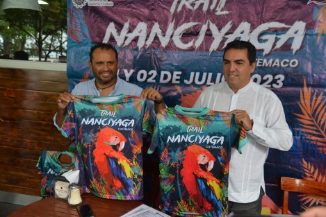 Fue presentado el Trail Catemaco Nanciyaga 2023, el cual se realizará el 1 y 2 de julio.
