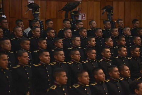 Aspectos del evento en el que el Congreso del Estado de Veracruz rindió homenaje al Heroico Colegio Militar por el 200 Aniversario de su fundación.  