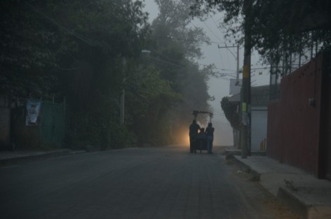 El municipio de Atlixco, Puebla, es uno de los afectados por la caída de ceniza del volcán Popocatépetl, el cual, como es sabido, ha incrementado su actividad. 