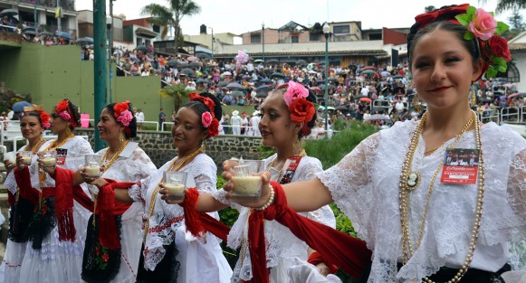 En el paseo de Los Lagos, en Xalapa, este domingo se realizó un evento musical para romper el récord de personas bailando al ritmo de La Bamba. Fueron 2041 participantes.