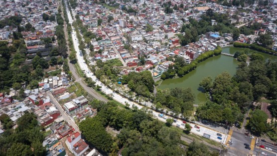 Estas labores forman parte de las obras de rehabilitación que se realizan en la zona del Circuito Presidentes. 