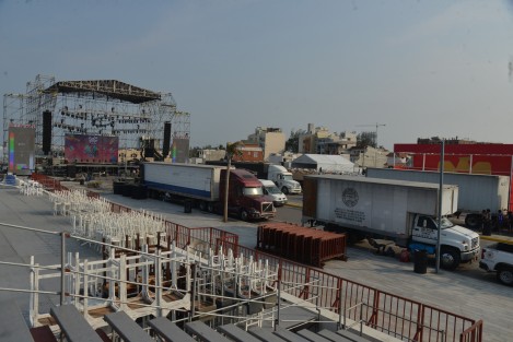 Así va la instalación del Salsádromo en Boca del Río, Ver..  Según el secretario de turismo lleva un avance del 95 por ciento y comentó que está prácticamente listo para el arranque del Salsa Fest 2023 que inicia mañana.