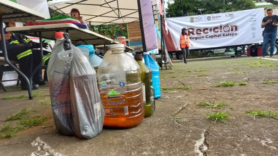 Electrónicos, vidrio, aceite quemado, entre los materiales que se reciben.