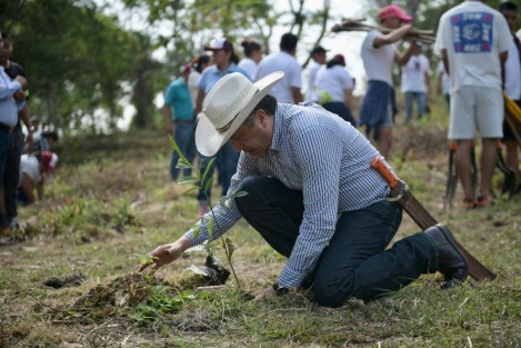 Dependencias federales  y sus equipos, así como de ayuntamientos y población en general, participaron en la Jornada Estatal de Reforestación que se llevó a cabo este domingo como parte de las actividades de la Semana del Medio Ambiente 2023.