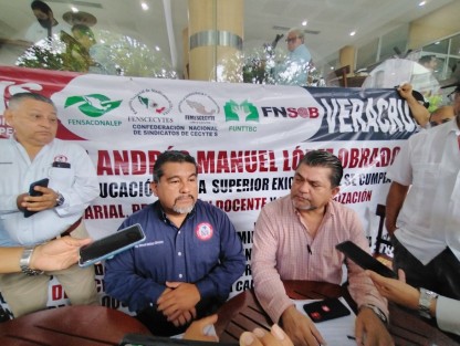 Una vez concluidos los planes de estudio de sus alumnos del ciclo escolar por concluir, integrantes del  Frente Nacional de Sindicatos de Educación Media Superior, hicieron públicas varias demandas, entre ellas el pago del incremento salarial recién otorgado por el gobierno federal. 