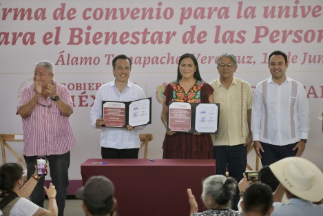  El Gobierno del Estado aportará 298 millones de pesos a la Pensión para el Bienestar de las Personas con Discapacidad y será a partir de la segunda quincena de julio cuando 14 mil veracruzanos de 29 a 64 años de edad empiecen a recibir, bimestralmente, un apoyo económico de 2 mil 950 pesos.