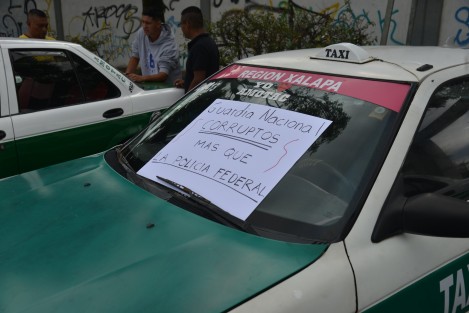 Exigieron la desaparición de la Guardia Nacional, o que les sea llamada la atención para evitar conflictos entre los trabajadores del volante y los elementos de seguridad.


