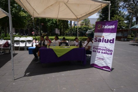 Con actividades lúdicas, informativas y deportivas, el Ayuntamiento, a través de la Dirección de Salud, realiza la Feria de la Salud De dos a tres caídas contra las adicciones. 