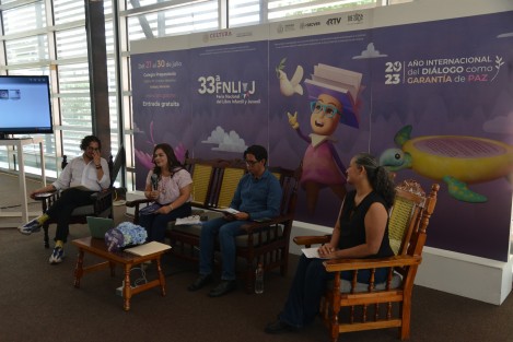 La directora del IVEC, Silvia Alejandre Prado, invitó a la 33 Feria Nacional del Libro Infantil y Juvenil en el Colegio Preparatorio de Xalapa, que será del 21 al 30 de julio. Además, en la ciudad de Veracruz, será del 30 de agosto al 3 de septiembre en el Colegio Bethlemita
