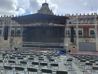 En la Ciudad de México ya se ven los preparativos para la concentración de simpatizantes del presidente Andrés Manuel López Obrador en el Zócalo, para festejar los 5 años de triunfo de las elecciones de 1 de julio de 2018, que permitieron la llegada de AMLO a la Presidencia de la República, así como un avance masivo del partido Morena en todo el país. Héctor Quintanar 