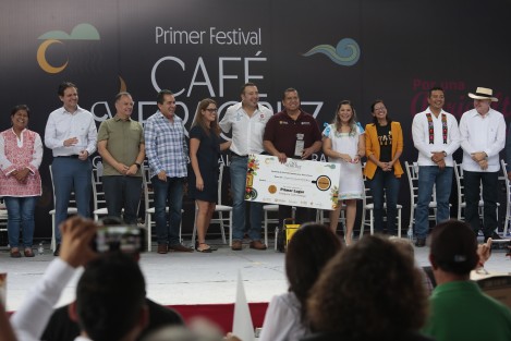 Se llevó a cabo la  ceremonia de clausura del primer festival Café Veracruz.