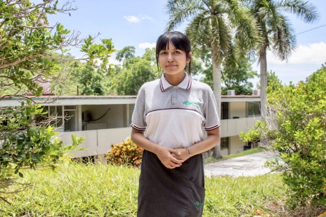 Ángela Elena Olazarán Laureano, alumna del Colegio Nacional de Educación Profesional Técnica (Conalep) número 244 Manuel Maples Arce, de Papantla, obtuvo el primer lugar del National Student Prize 2023, de entre más de mil 400 estudiantes de nivel Medio Superior y Superior de todo el país.