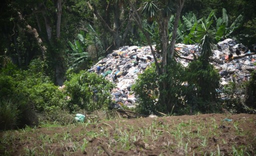 A la misma zona llegan camiones de basura, aparentemente de Coatepec, a tirar los desechos que recolectan en el municipio. Según habitantes de la zona, los terrenos son propiedad privada. 