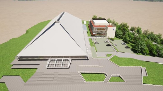 El proyecto arquitectónico que será la nueva casa de la Orteuv, ubicará en el Campus para la Cultura, las Artes y el Deporte, contará con un aforo para 250 personas, vestíbulo interior, camerinos, salón de ensayos, taquilla, cabina de control, plaza de acceso y estacionamiento.