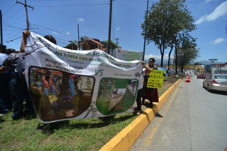 Dijeron que mantendrán el plantón pese al reinicio de la obra.