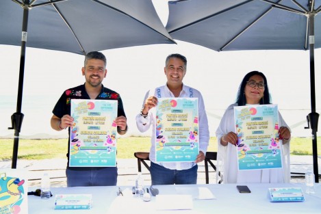Tras realizar la invitación al Costa Esmeralda Fest en la Ciudad de México y Puebla, la Secretaría de Turismo y Cultura (SECTUR) dio a conocer a los habitantes de Tecolutla y la región el programa de actividades a realizarse del 1 al 3 de septiembre. 