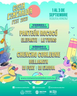 Cabe recordar el acceso gratuito a la nueva sede (https://goo.gl/maps/s7PnwrLNioCLpwYR8) y las más de 50 actividades entre recreativas, acuáticas, artesanales, gastronómicas, de naturaleza y educativas, así como el Torneo de Voleibol de playa, antesala del mundial que tendrá lugar en Tlaxcala del 5 al 15 de octubre.