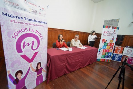 Waltraud Martínez Olvera, Jefa de la Oficina de Programa de Gobierno, y Javier Ricaño Escobar, Secretario Ejecutivo del Sistema y del Consejo Estatal de Seguridad Pública, presentaron el evento Somos la Ruta M,  que tendrá lugar  en el Estadio Antonio M. Quirasco, ubicado en Cayetano Rodríguez Beltrán, en la Ciudad Capital, el sábado 26 de agosto a las 10:00 horas