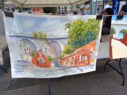 Con la participación de 80 personas, este sábado se desarrolló el evento Ilustra tu barrio, una iniciativa mediante la que el empresariado y el Ayuntamiento buscan reforzar la identidad y plasmar el orgullo que se tiene de Xallitic, pintando los mejores paisajes de este sitio, recién nombrado Barrio Mágico por la Secretaría de Turismo Federal.
