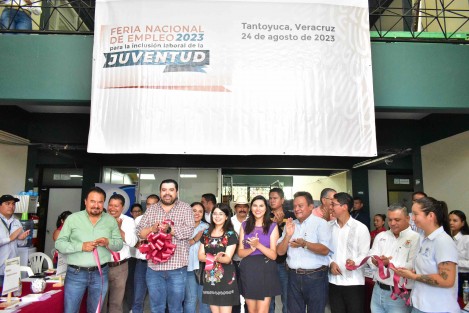 En Tantoyuca, Ver.se llevó a  cabo la Feria Nacional del Empleo para la Juventud,  evento gratuito y abierto a todas las personas buscadoras de vacantes, así como a las empresas que ofertan sus espacios; el enfoque prioritario es dar atención a los jóvenes, ampliado sus oportunidades para emplearse de manera inmediata.